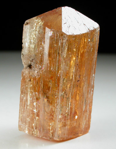 Topaz var. Imperial Topaz from Ouro Preto, Minas Gerais, Brazil