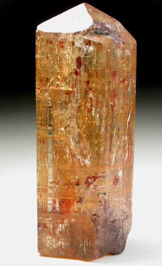 Topaz var. Imperial Topaz from Ouro Preto, Minas Gerais, Brazil