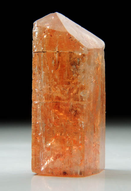 Topaz var. Imperial Topaz from Ouro Preto, Minas Gerais, Brazil