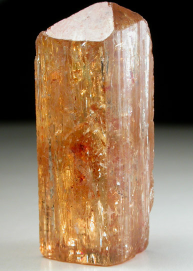 Topaz var. Imperial Topaz from Ouro Preto, Minas Gerais, Brazil