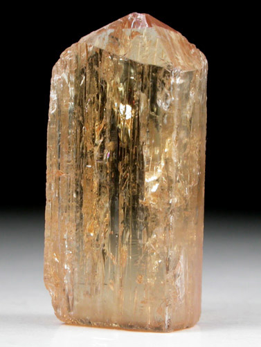 Topaz var. Imperial Topaz from Ouro Preto, Minas Gerais, Brazil