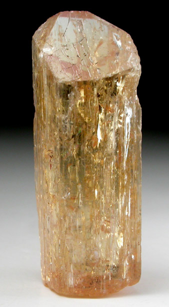 Topaz var. Imperial Topaz from Ouro Preto, Minas Gerais, Brazil