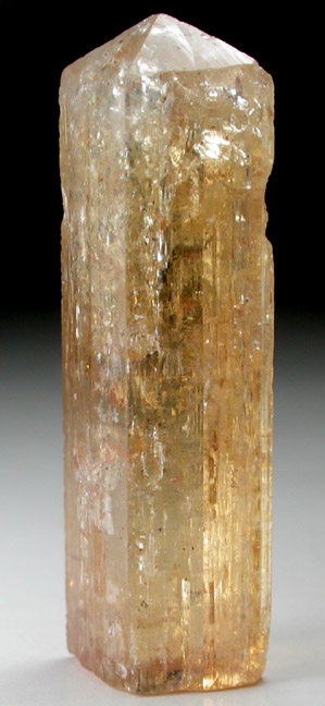 Topaz var. Imperial Topaz from Ouro Preto, Minas Gerais, Brazil