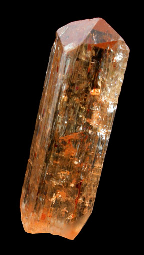 Topaz var. Imperial from Ouro Preto, Minas Gerais, Brazil