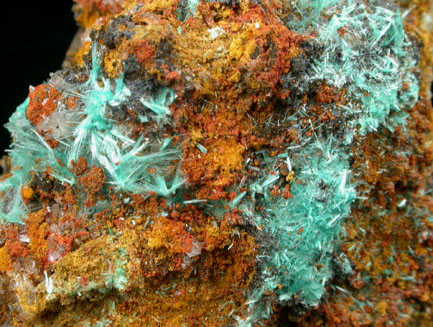 Aurichalcite from 79 Mine, Banner District, near Hayden, Gila County, Arizona