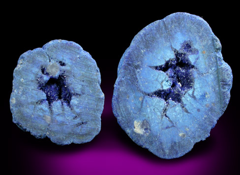 Azurite Nodule from Blue Ball Mine, 4.8 km south of Miami, Gila County, Arizona