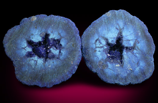 Azurite Nodule from Blue Ball Mine, 4.8 km south of Miami, Gila County, Arizona