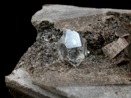 Quartz var. Herkimer Diamond from Middleville, Herkimer County, New York