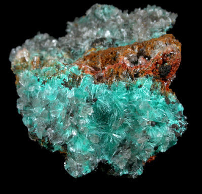 Aurichalcite with Hemimorphite from 79 Mine, Banner District, near Hayden, Gila County, Arizona