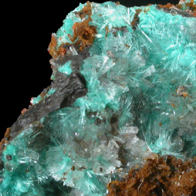 Aurichalcite with Hemimorphite from 79 Mine, Banner District, near Hayden, Gila County, Arizona