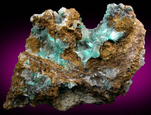 Aurichalcite with Hemimorphite from 79 Mine, Banner District, near Hayden, Gila County, Arizona