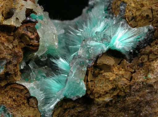 Aurichalcite with Hemimorphite from 79 Mine, Banner District, near Hayden, Gila County, Arizona