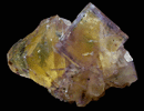 Fluorite with Chalcopyrite from Annabel Lee Mine, Harris Creek District, Hardin County, Illinois