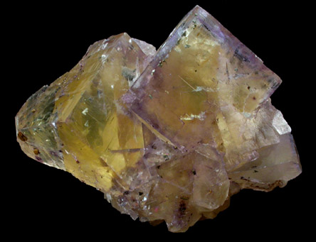 Fluorite with Chalcopyrite from Annabel Lee Mine, Harris Creek District, Hardin County, Illinois