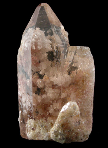Topaz with rhyolite inclusions from Tepetates, San Luis Potosi, Mexico