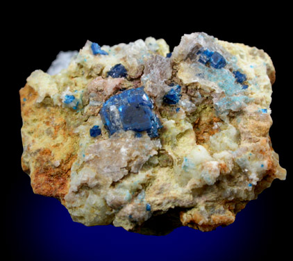 Boleite with Diaboleite and Cerussite from Amelia Mine, Boleo District, near Santa Rosalia, Baja California Sur, Mexico (Type Locality for Boleite and Diaboleite)