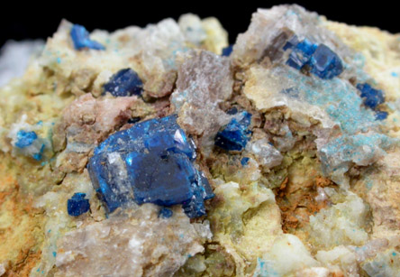 Boleite with Diaboleite and Cerussite from Amelia Mine, Boleo District, near Santa Rosalia, Baja California Sur, Mexico (Type Locality for Boleite and Diaboleite)