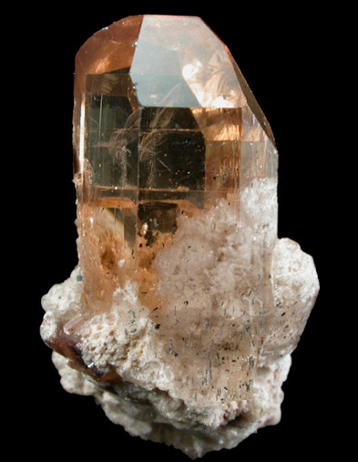 Topaz with Hematite from Topaz Mountain, Thomas Range, Juab County, Utah