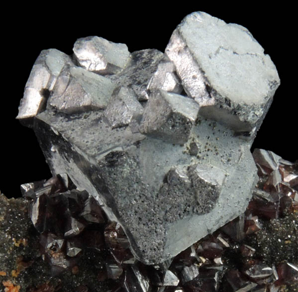 Galena on Sphalerite from Picher District, Ottawa County, Oklahoma