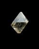 Diamond (0.42 carat octahedral crystal) from Mirny, Republic of Sakha (Yakutia), Siberia, Russia