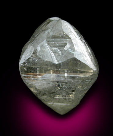 Diamond (3.18 carat octahedral crystal) from Northern Cape Province, South Africa