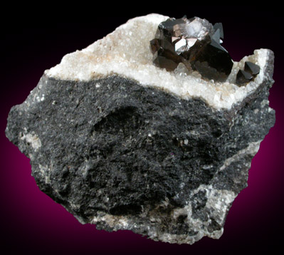 Quartz var. Smoky from McDowell's Quarry, Upper Montclair, Essex County, New Jersey