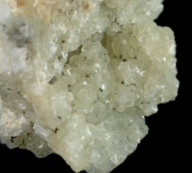 Prehnite with Calcite from Summit Quarry, Union County, New Jersey