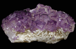 Fluorite on Barite from Central Kentucky Fluorspar District, Danville, Boyle County, Kentucky