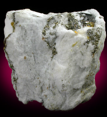 Lengenbachite, Sartorite, Pyrite, Sphalerite from Lengenbach Quarry, Binntal, Canton Wallis, Switzerland (Type Locality for Lengenbachite)