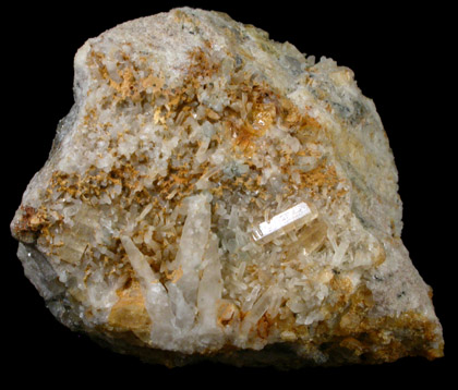 Topaz on Quartz from Schneckenstein, near Klingenthal, Vogtland, Obersachsen, Germany