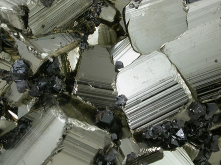 Pyrite with Sphalerite from Huanzala Mine, Huanuco Province, Peru