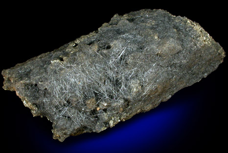 Jamesonite on Pyrite, Sphalerite, Quartz from Sonora, Mexico