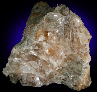 Gypsum var. Selenite from Grand Rapids, Kent County, Michigan