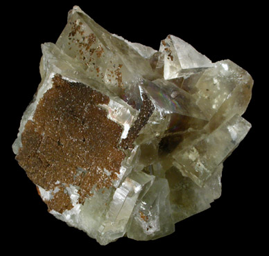 Fluorite and Siderite from Boltsburn Mine, Rookhope, County Durham, England