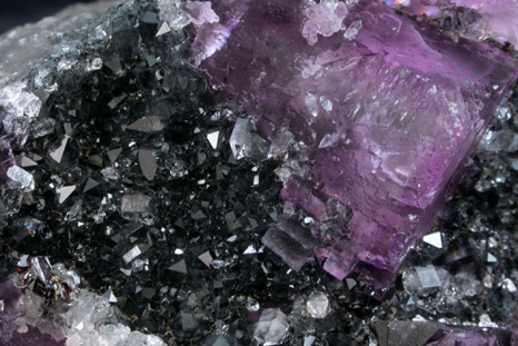 Fluorite, Sphalerite and Quartz from West Cumberland Iron Mining District, Cumbria, England