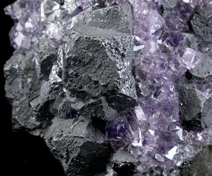 Galena and Fluorite from Blackdene Mine, Ireshopeburn, Weardale, County Durham, England