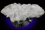 Calcite on Sphalerite from Derbyshire, England