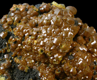 Mimetite var. Campylite with Coronadite from Dry Gill Mine, Caldbeck Fells, Cumbria, England