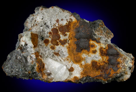 Anglesite on Galena from Wheatley Mine, Phoenixville, Chester County, Pennsylvania