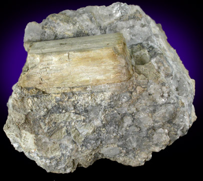 Chlorite pseudomorph after Vesuvianite from Tahawus, Essex County, New York