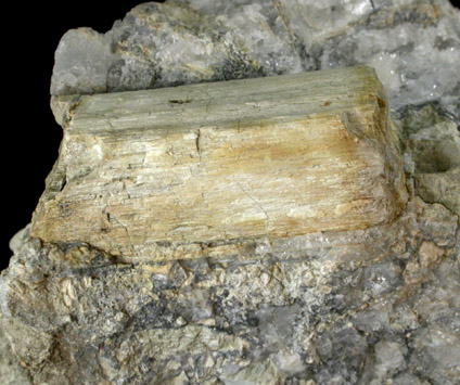 Chlorite pseudomorph after Vesuvianite from Tahawus, Essex County, New York