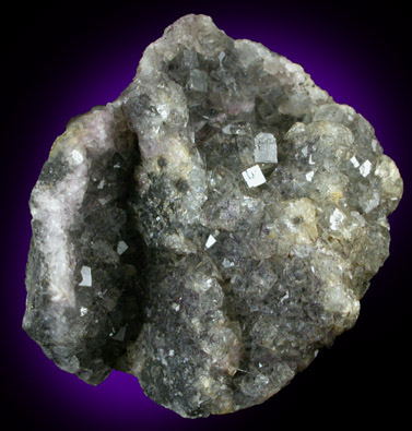Fluorite with Galena inclusions from Derbyshire, England