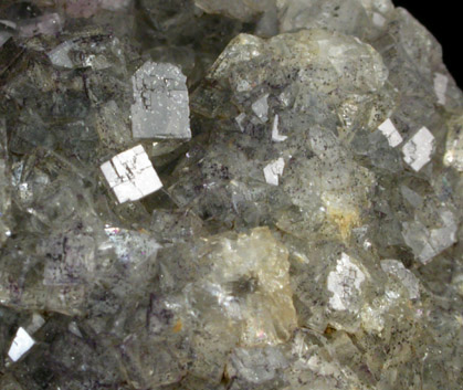 Fluorite with Galena inclusions from Derbyshire, England