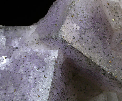 Fluorite with Pyrite from West Cumberland Iron Mining District, Cumbria, England