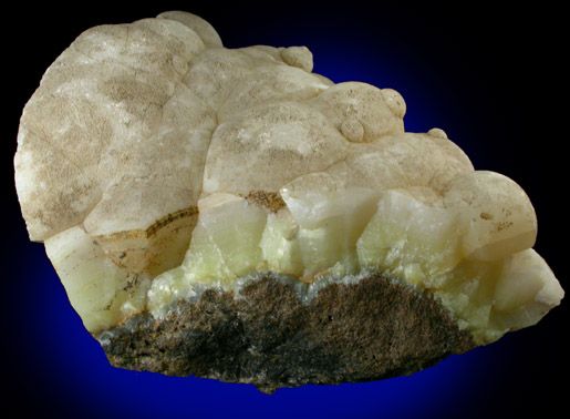 Smithsonite var. Yellow Zinc from Alston Moor, West Cumberland Iron Mining District, Cumbria, England