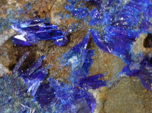 Linarite from Grand Reef Mine, Aravaipa District, Graham County, Arizona