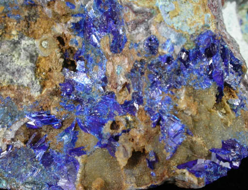 Linarite from Grand Reef Mine, Aravaipa District, Graham County, Arizona