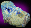 Linarite from Grand Reef Mine, Aravaipa District, Graham County, Arizona