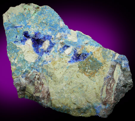 Linarite from Grand Reef Mine, Aravaipa District, Graham County, Arizona