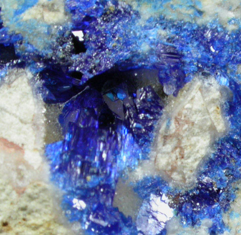 Linarite from Grand Reef Mine, Aravaipa District, Graham County, Arizona